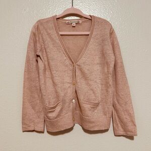 Bonpoint cardigan 4A blush pink